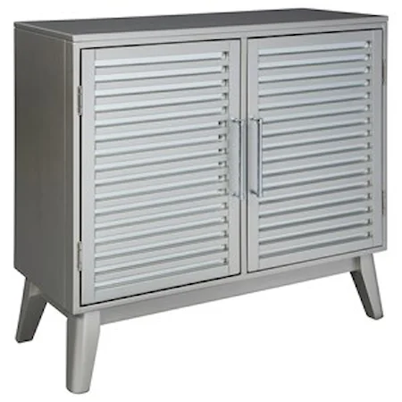 Silver Accent Cabinet
